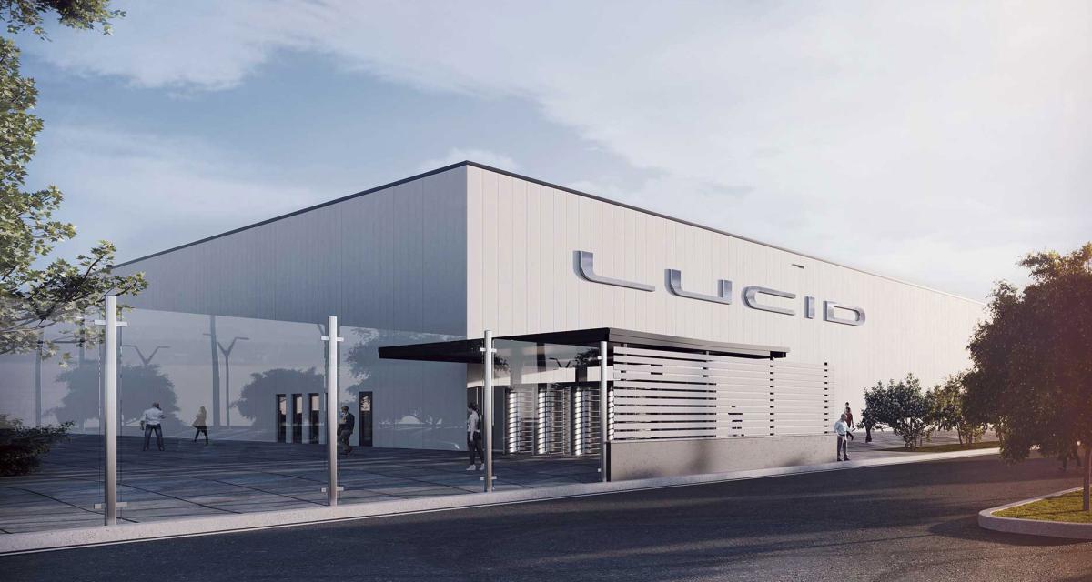 Lucid lance les travaux de son usine, production en 2020