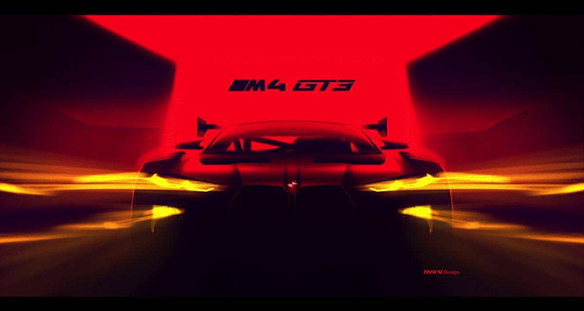La future BMW M4 GT3 teasée