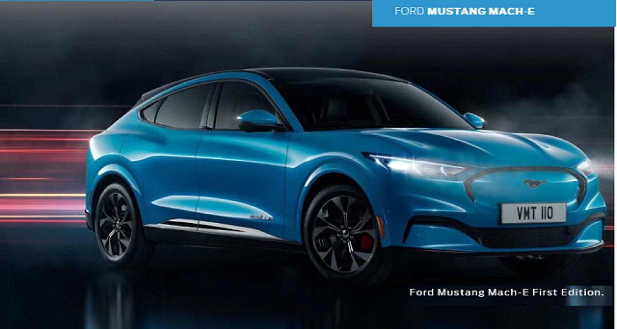 Ford : réservations pour la Mustang Mach-E First Edition complètes