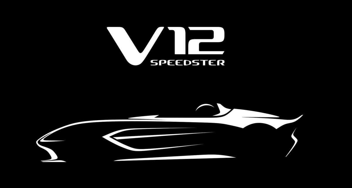 Aston Martin V12 Speedster, hommage à la DBR1 en vue