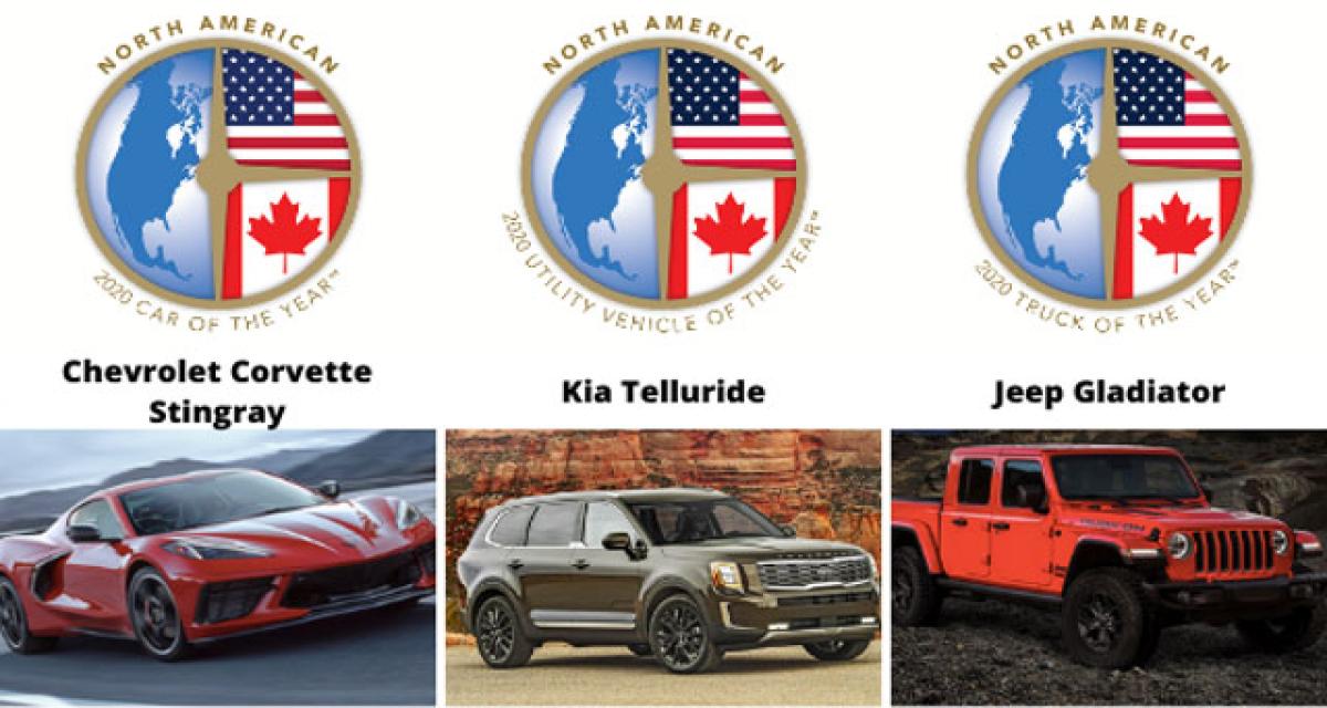 Chevrolet Corvette, Kia Telluride, Jeep Gladiator, voici les voitures de l'année en Amérique du Nord