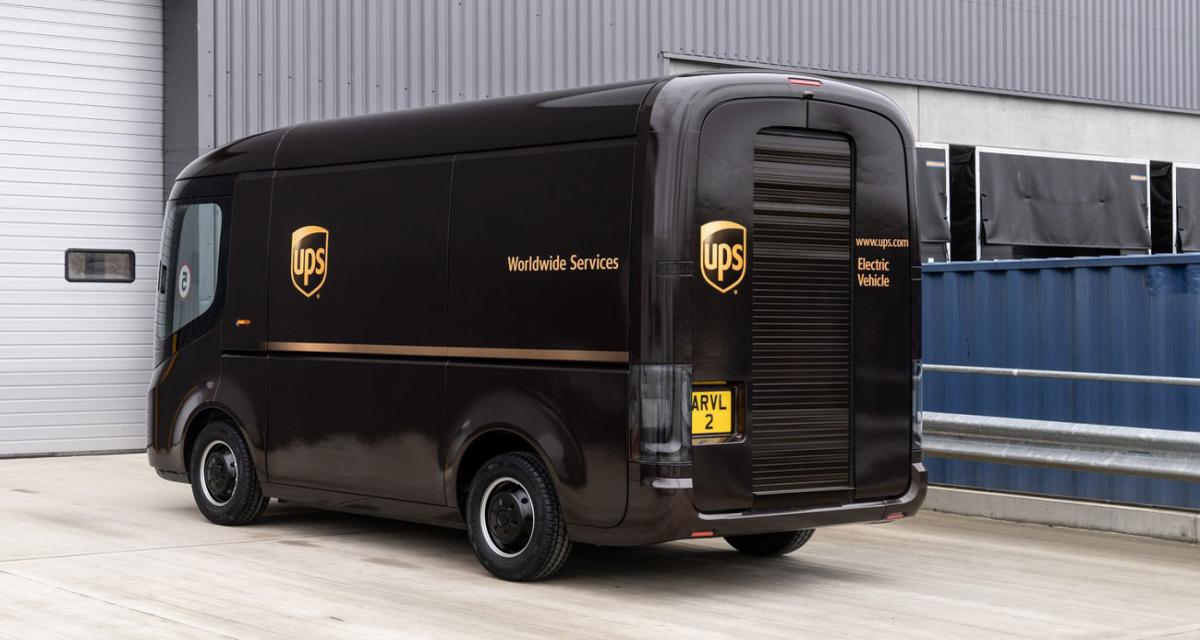UPS investit dans Arrival, et commande 10000 fourgons