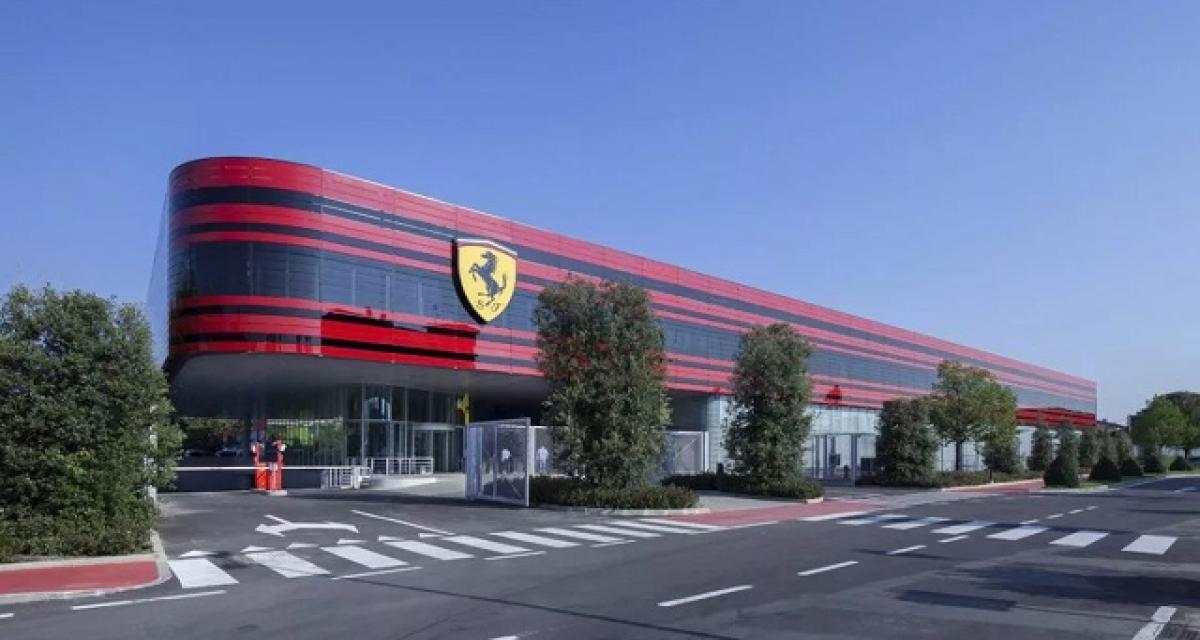 Ferrari ferme la production pour 2 semaines...au moins
