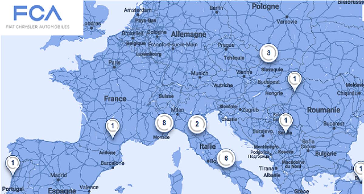 Fiat (FCA) : arrêt de la majorité de ses usines en Europe