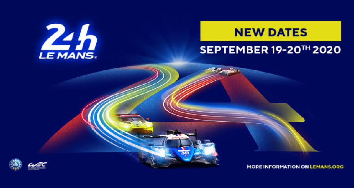 Les 24 heures du Mans les 19 et 20 septembre 2020 !