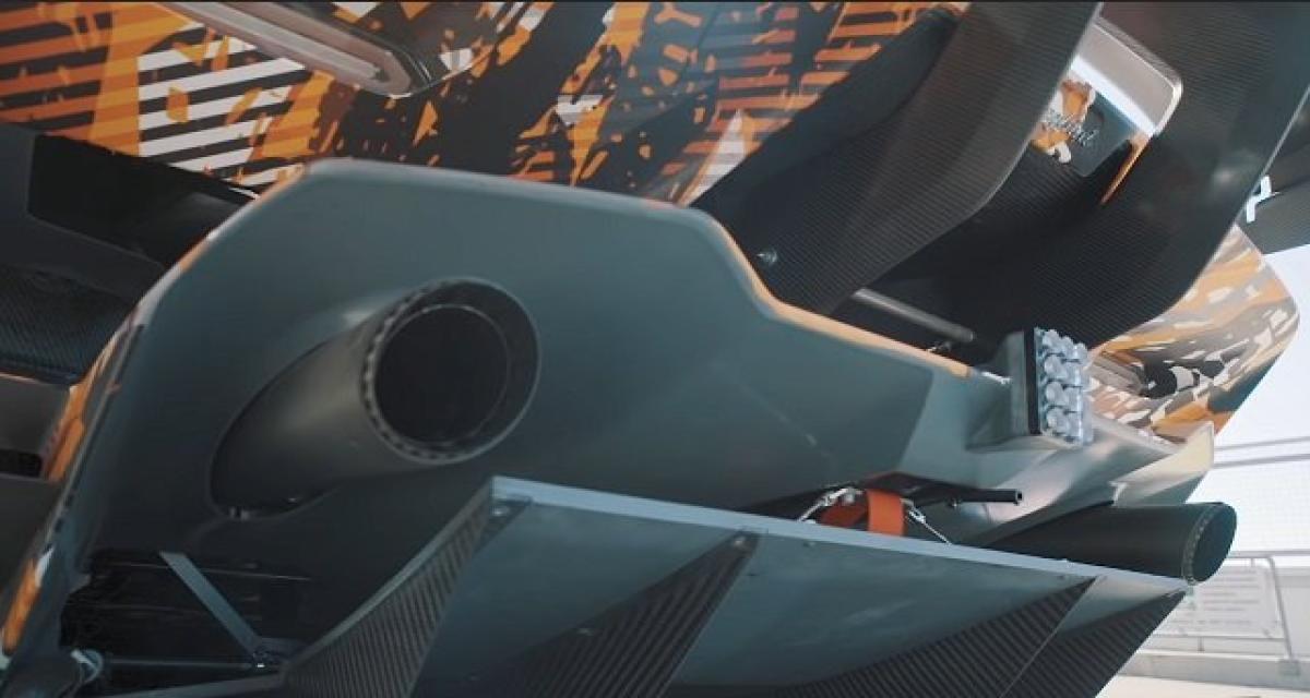 Lamborghini tease en piste sa nouvelle hypercar