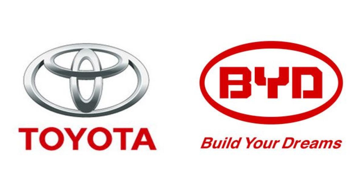 BYD et Toyota lancent officiellement leur co-entreprise pour VE