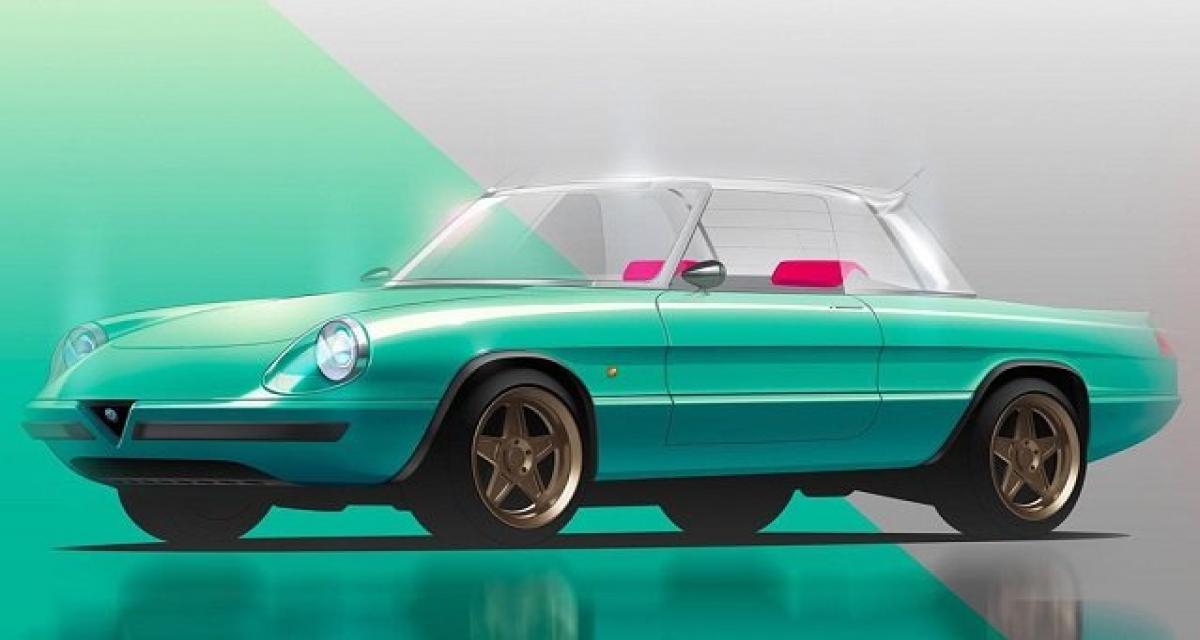 Un projet d'Alfa Spider EV pour Garage Italia Customs