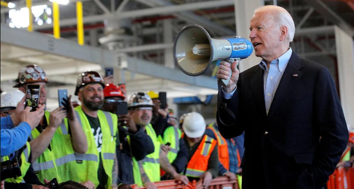 Joe Biden adoubé par l’UAW, puissant syndicat automobile US