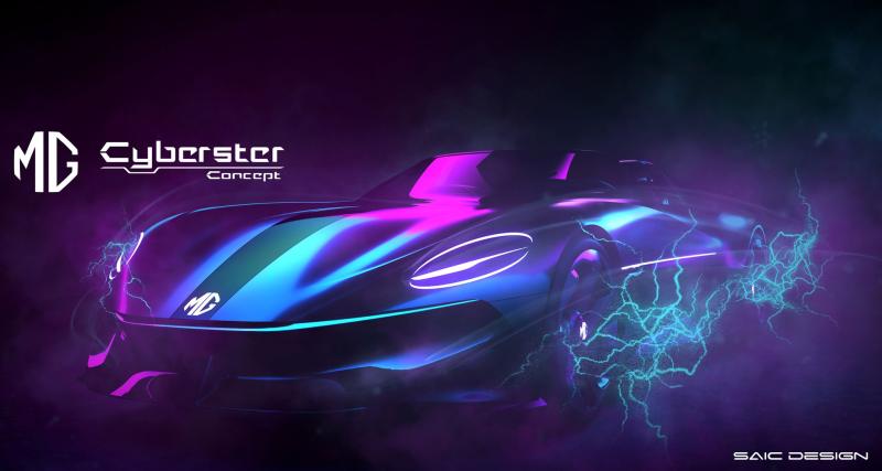  - MG Cyberster Concept, MG électrifie le roadster anglais