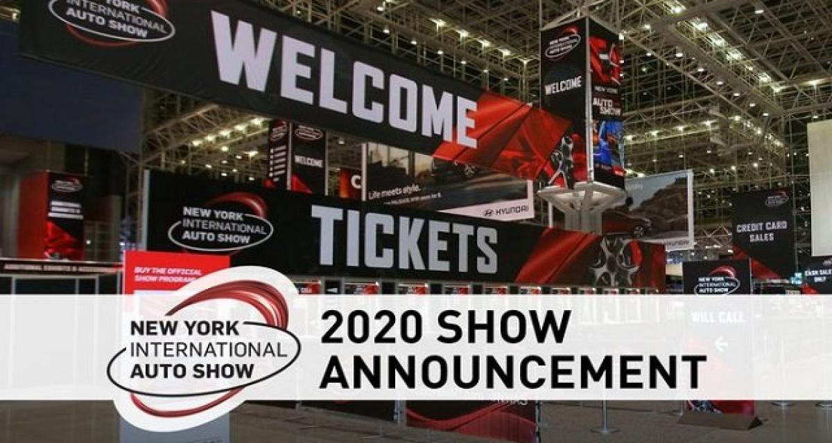 New-York 2020 Auto Show annulé dans un contexte de crise