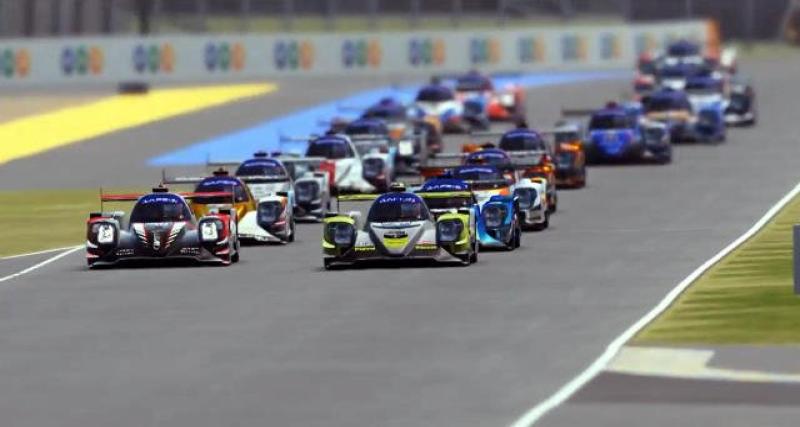  - 24 heures du Mans virtuelles 2020 - départ : bluffant