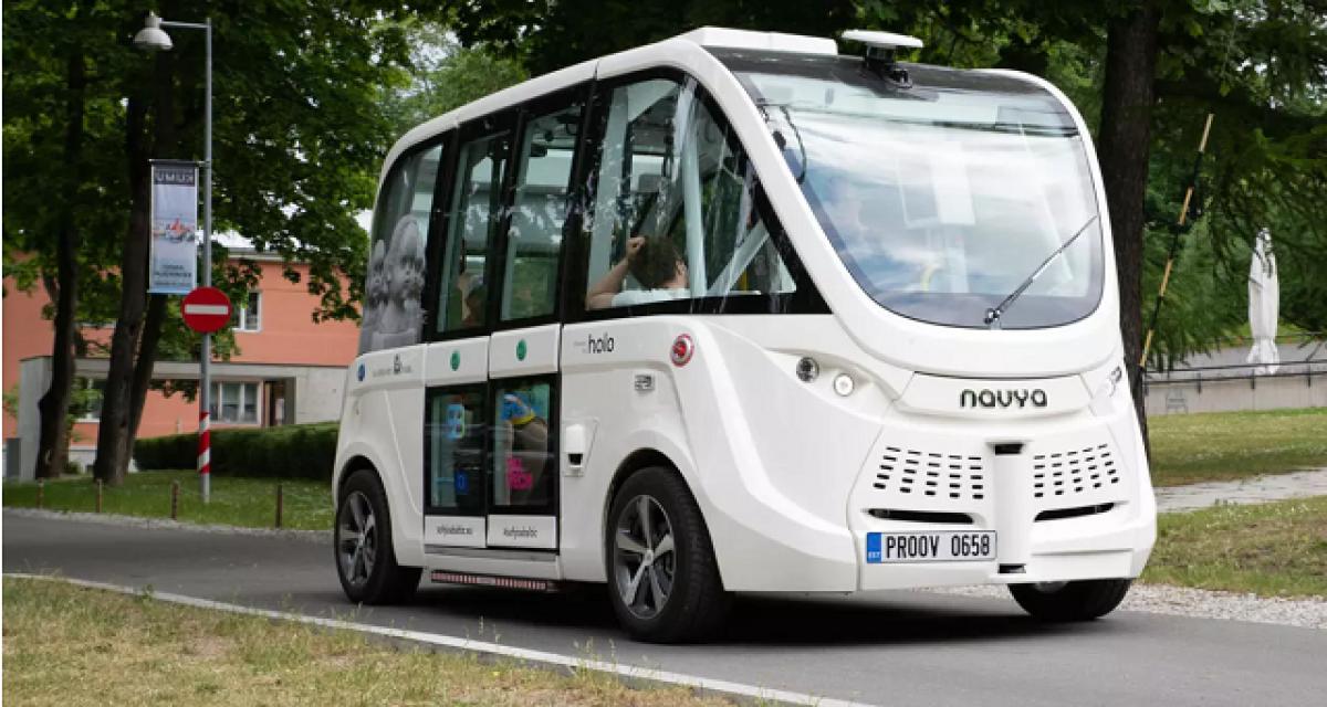L'Estonie teste des bus autonomes avec Navya