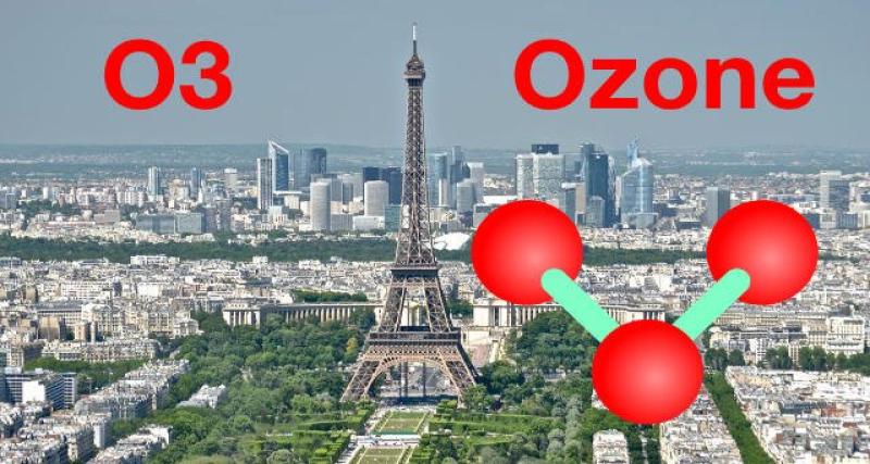  - Ozone : circulation différenciée dès demain sur Paris