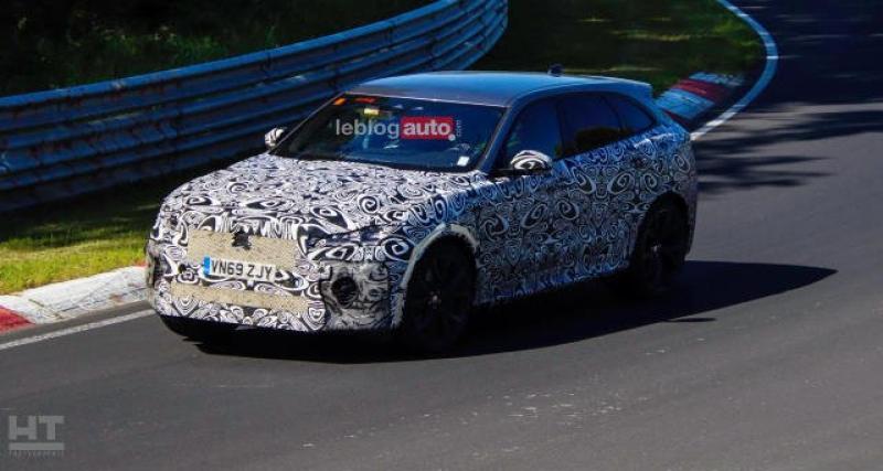  - Photos espions : le Jaguar F-Pace 2021 au Nürburgring