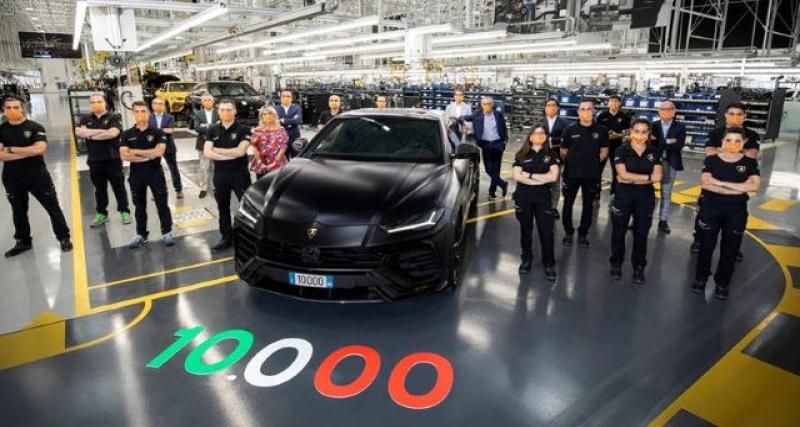  - 10 000 Lamborghini Urus en deux ans