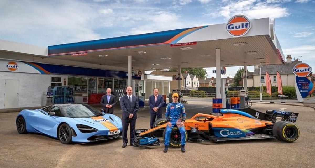 Nouveau partenariat entre McLaren et le pétrolier Gulf