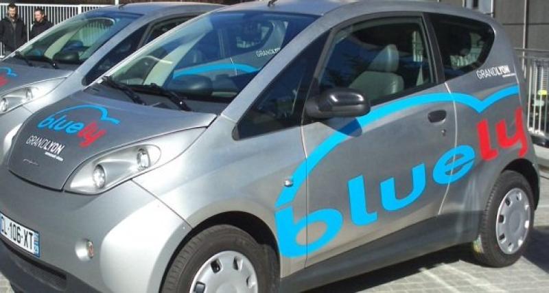  - Service d'autopartage Bluely de Bolloré : Lyon c'est fini !