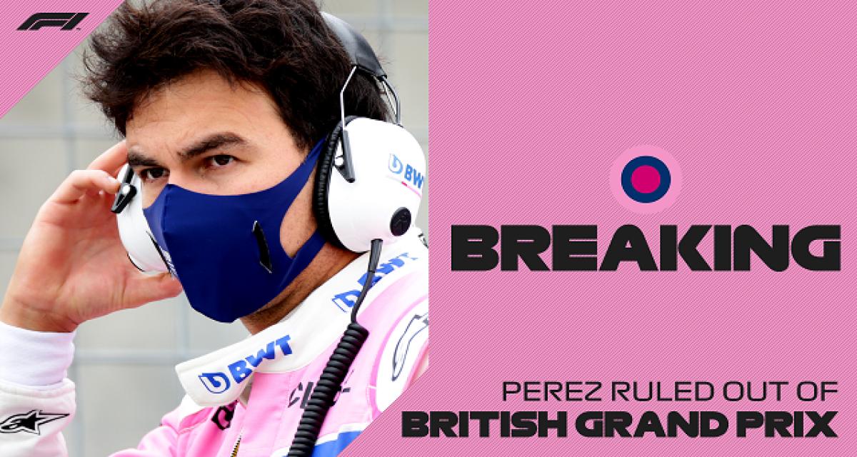 F1 : Sergio Perez testé positif au Covid-19 !