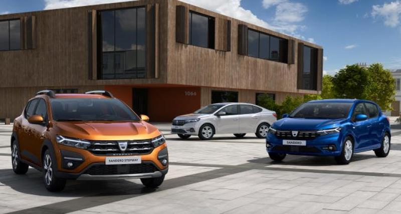  - Voilà les nouvelles Dacia Sandero, Sandero Stepway et Logan