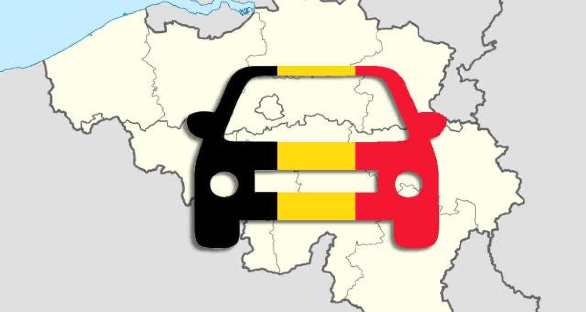 Historique : diminution du parc automobile en Belgique