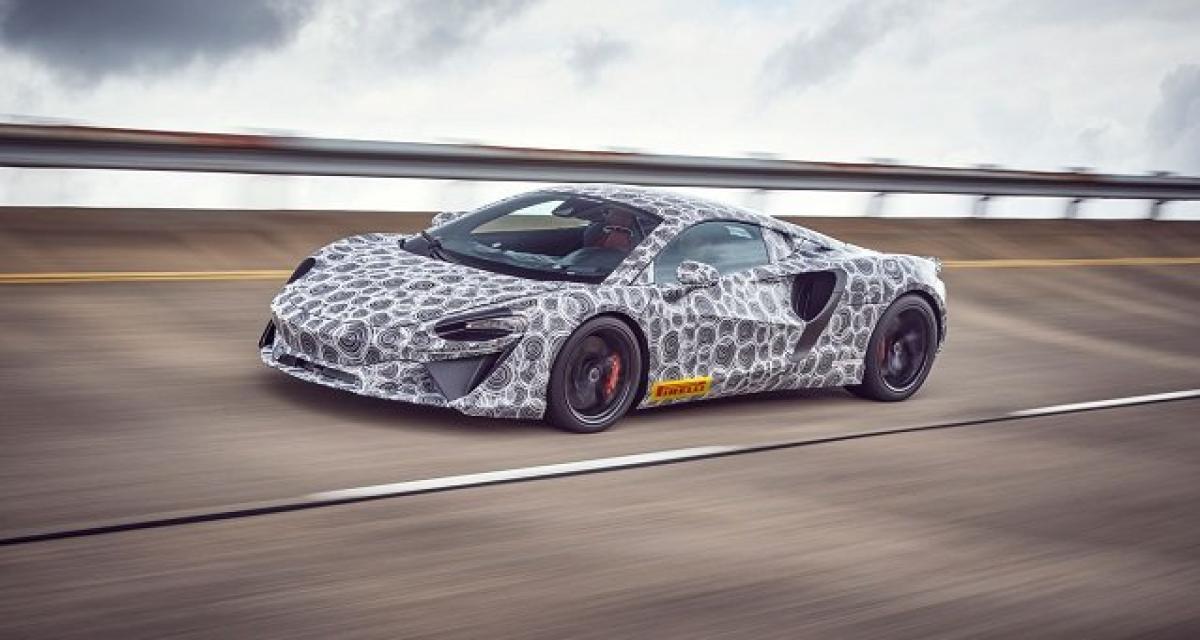Premières images de la future hybride de McLaren