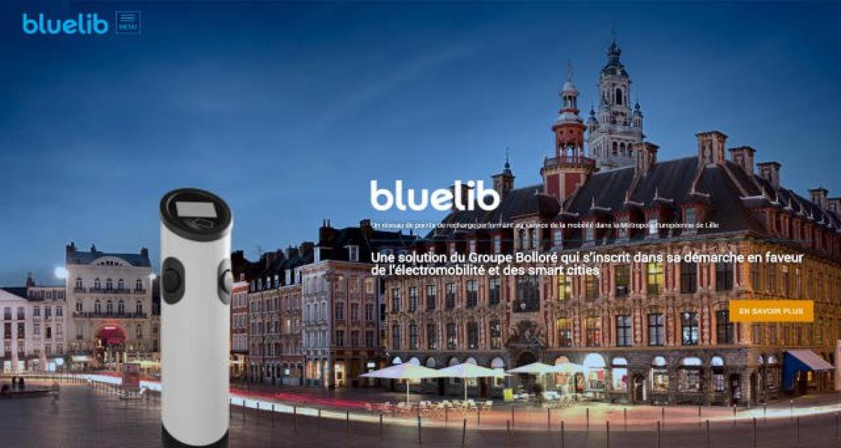 Lille met en demeure BlueLib (Bolloré) pour les bornes de recharge