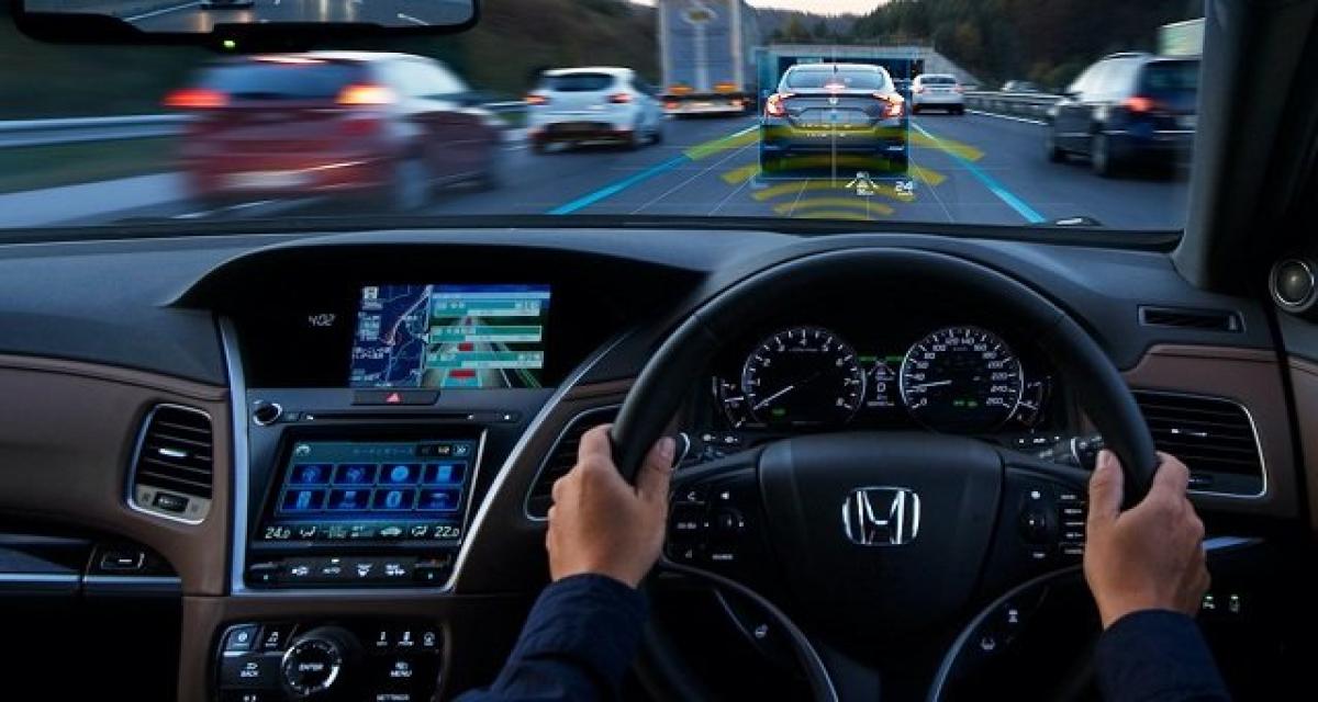 Honda peut vendre son système niv. 3 de conduite autonome