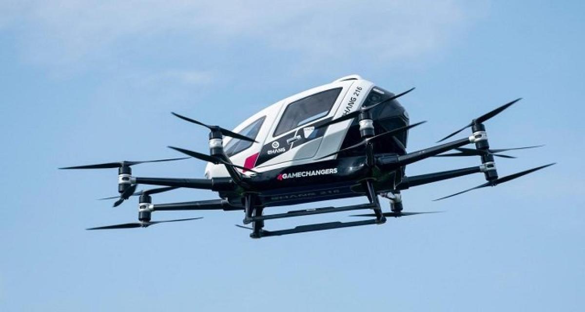 EHang : premiers essais d'un taxi-drone en Corée du Sud