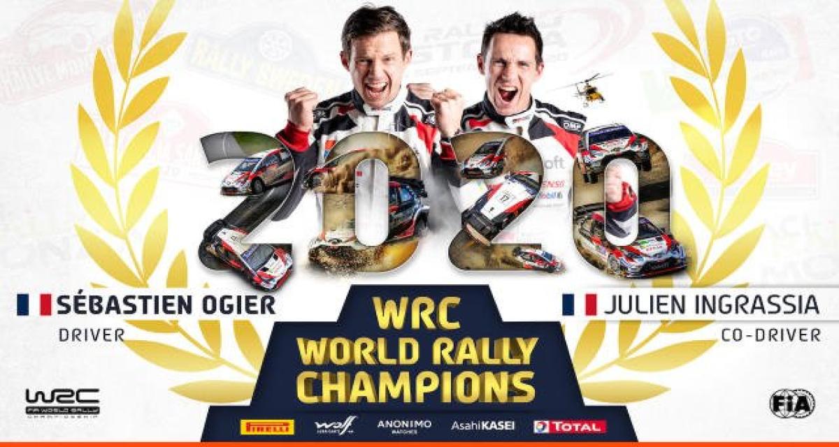 WRC 2020 : Ogier et Ingrassia titrés pour la 7e fois