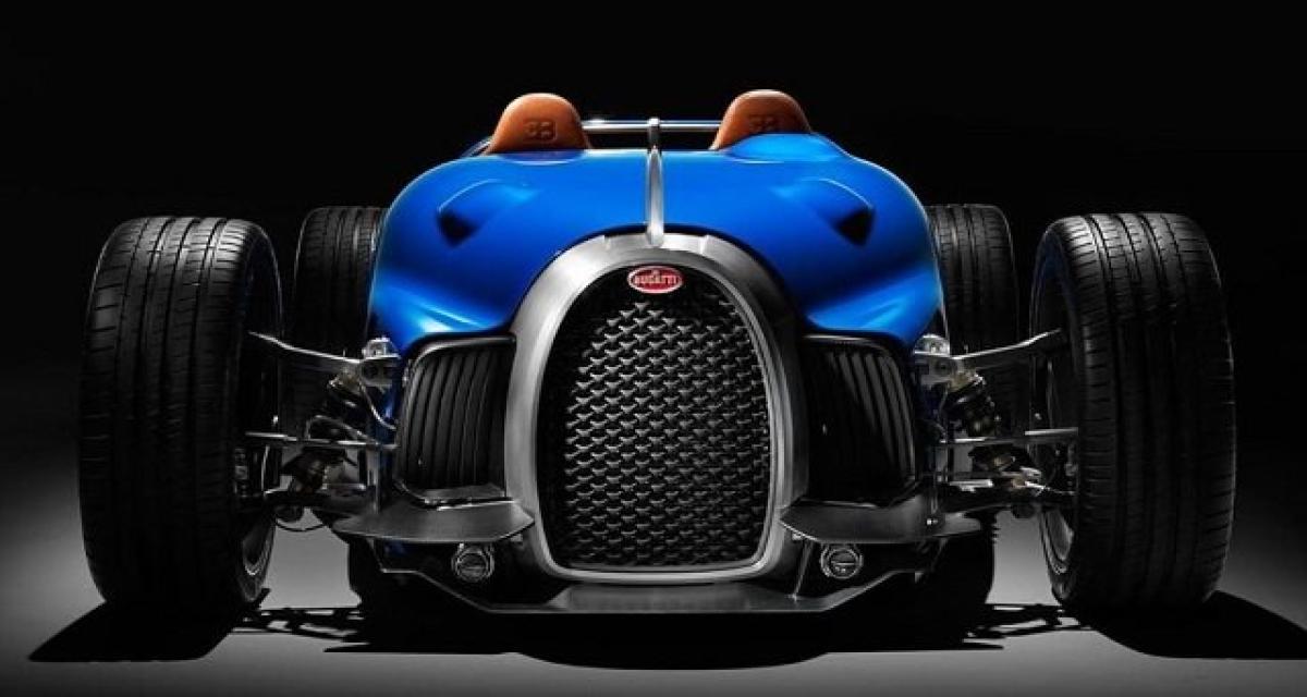 Un concept biplace Bugatti sort du placard