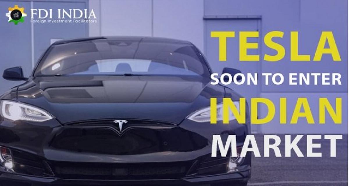 Tesla se prépare pour des débuts en Inde en 2021