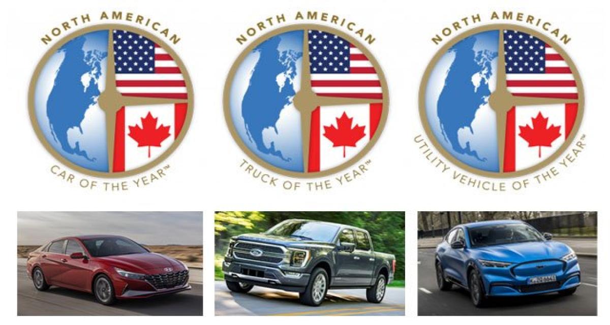 Voiture, SUV et pick-up de l'année en Amérique du Nord