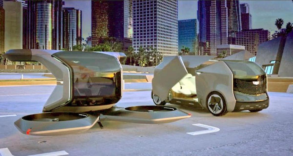 Cadillac HALO : taxi volant et pod autonome