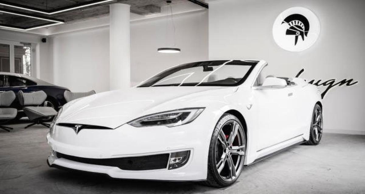 Tesla Model S cabriolet par Ares Design