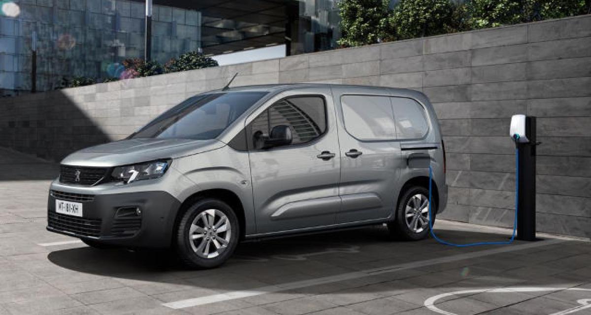 Peugeot e-Partner, jusqu'à 275 km d'autonomie électrique