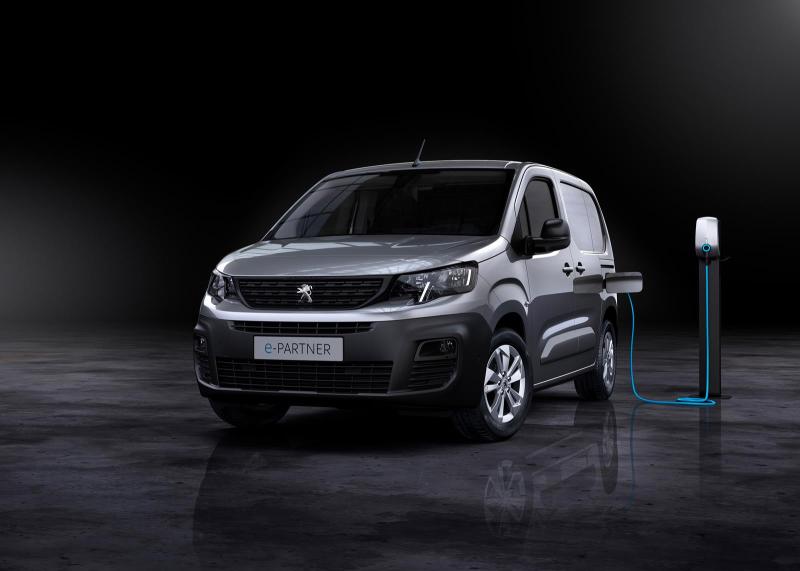 Peugeot e-Partner, jusqu'à 275 km d'autonomie électrique 1