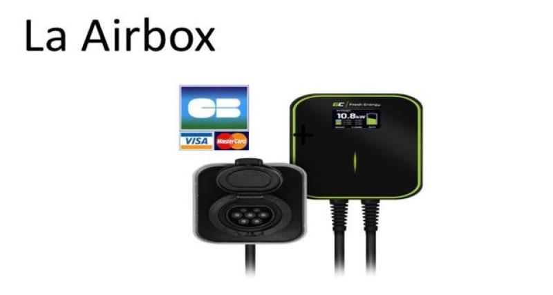  - Airbox : 1ère borne de recharge à paiement direct par CB ?