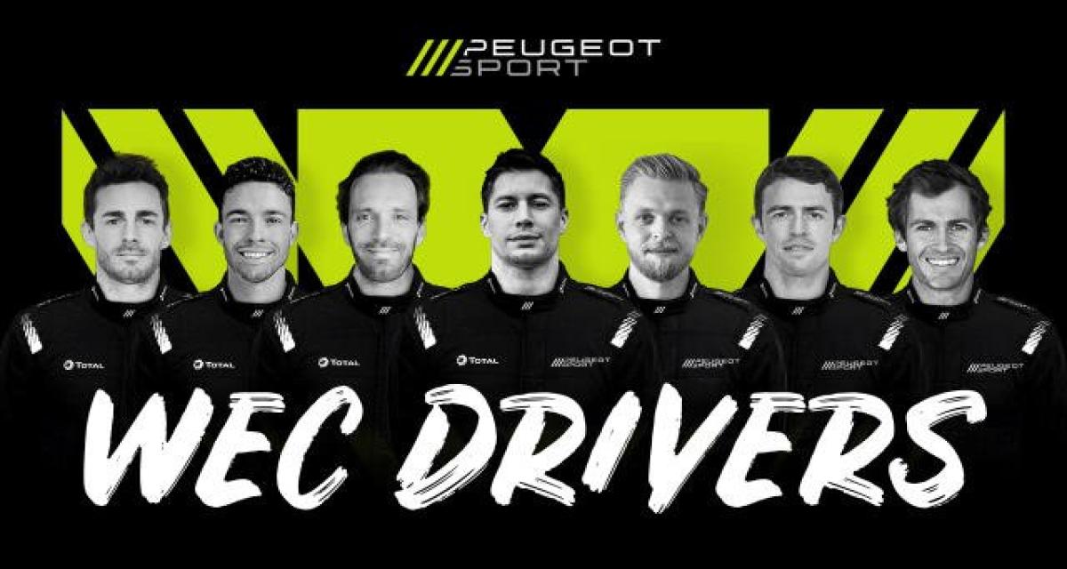WEC 2022 : Peugeot Sport annonce ses pilotes, dont Duval et Vergne