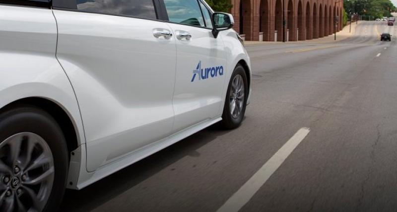  - Accord Toyota /Denso/Aurora pour des véhicules autonomes