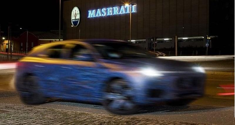  - Premières images (floues) du Maserati Grecale