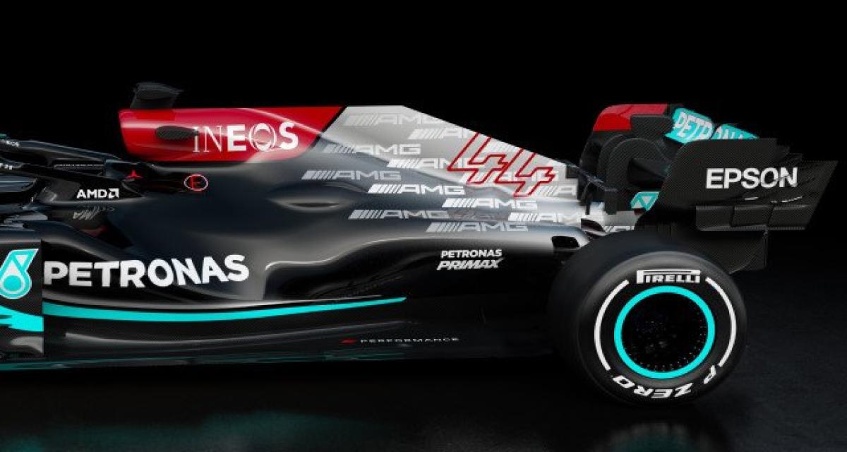 F1 2021 : la Mercedes W12 met AMG en avant