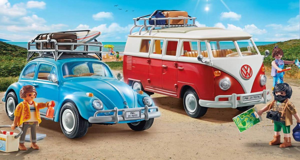 Les Volkswagen Combi et Coccinelle débarquent chez Playmobil