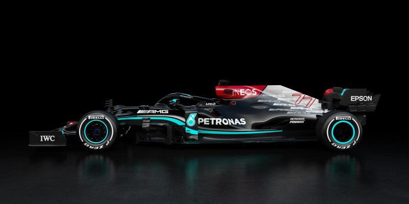 F1 2021 : la Mercedes W12 met AMG en avant 1