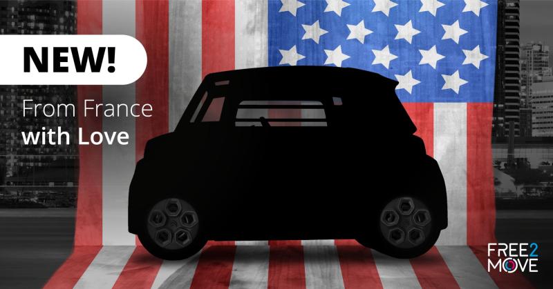  - Free2Move envoie le Citroën AMI aux USA ! 1