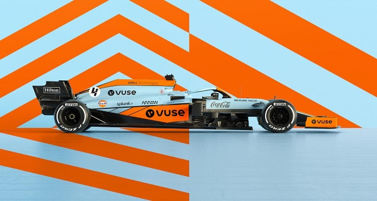 McLaren ravive la mythique livrée Gulf à Monaco