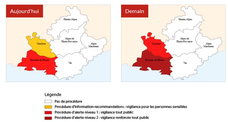  - Alerte pollution à l'ozone dans les Bouches-du-Rhône