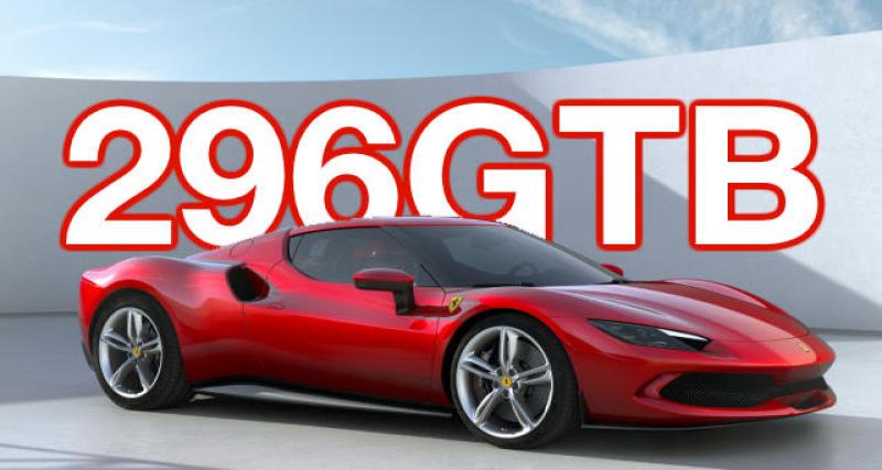  - Ferrari 296GTB, V6 hybride PHEV, idéale pour aller chercher le pain