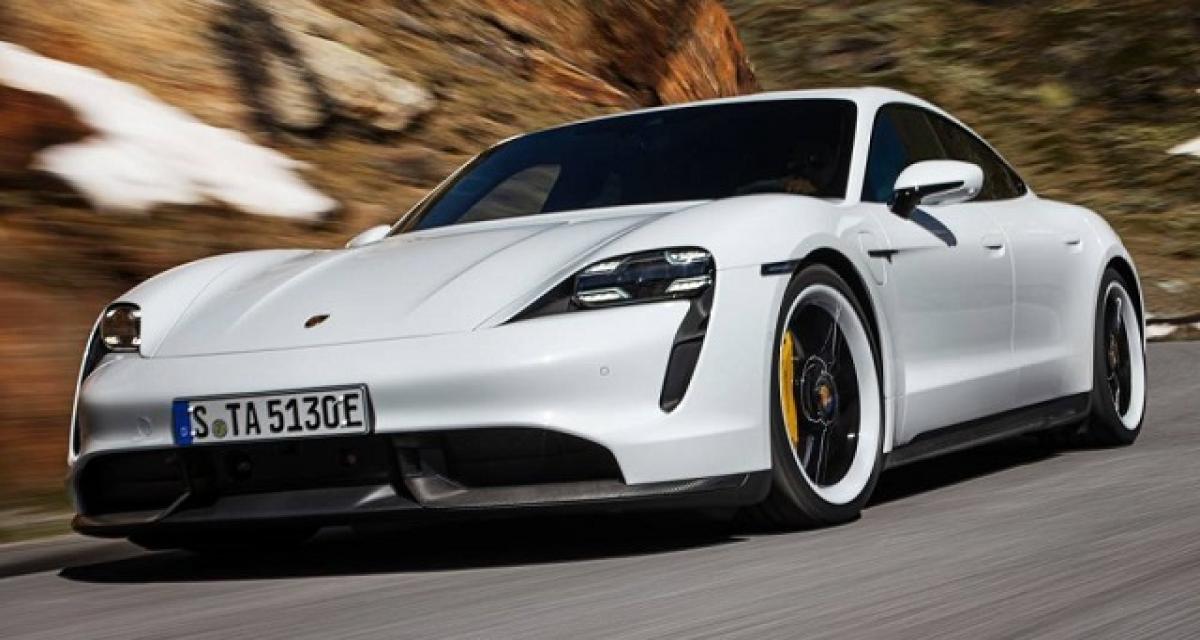 Porsche : rappel en vue pour plus de 40.000 Taycan