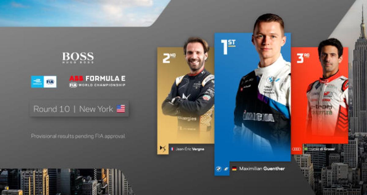 Formule E ePrix de New-York #1 2021 : Günther l'emporte